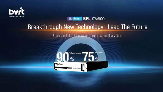 последние новости компании о BWT запускает лазер волокна молнии 6000W | Небольшой, более светлый и более умный  0